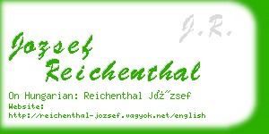 jozsef reichenthal business card